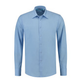 L&S Shirt Poplin Mix LS for him light blue 3XL