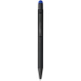 Dax rubber stylus ballpoint pen - Solid black/Royal blue