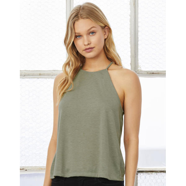 Women's Flowy High Neck Tank