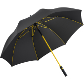 AC golf umbrella FARE®-Style black-yellow
