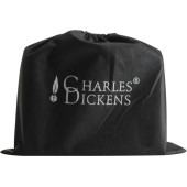 Lederen Charles Dickens® laptoptas zwart