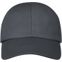 Cerus cool fit cap met 6 panelen - Storm grey
