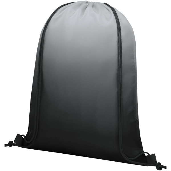 Oriole gradient drawstring backpack 5L - Solid black