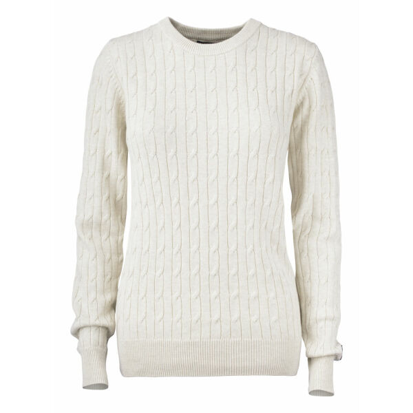Cutter & Buck Blakely knitted sweater dames zand mélange xxl