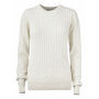 Blakely knitted sweater dames zand mélange xxl