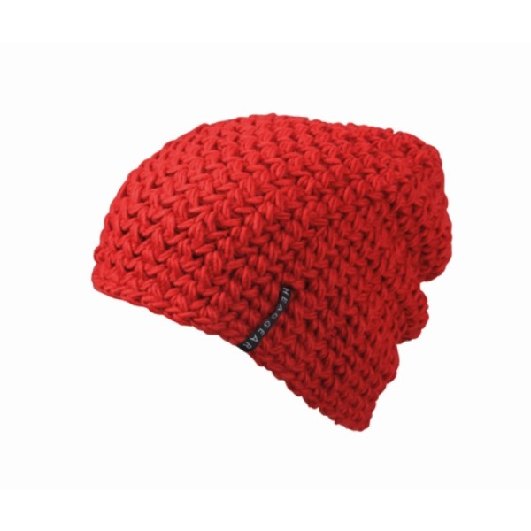 MB7941 Casual Outsized Crocheted Cap - red - one size