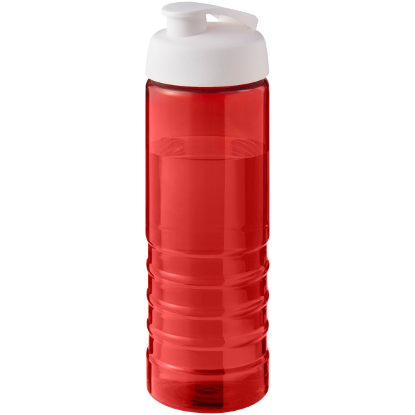 H2O Active® Eco Treble 750 ml flip lid sport bottle - Red/White