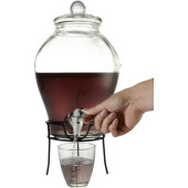 Glazen drankdispenser Sam neutraal