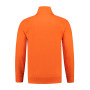 L&S Sweater Cardigan unisex orange 3XL