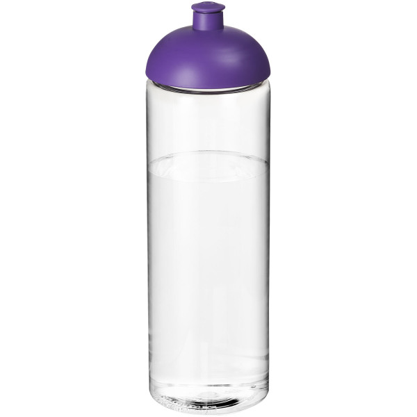 H2O Active® Vibe 850 ml dome lid sport bottle - Transparent/Purple