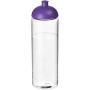 H2O Active® Vibe 850 ml dome lid sport bottle - Transparent/Purple