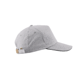 Cap 5 panel brushed met gesp sluiting Cap 5 panel brushed met gesp sluiting