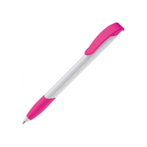 Apollo ball pen hardcolour - White / Pink