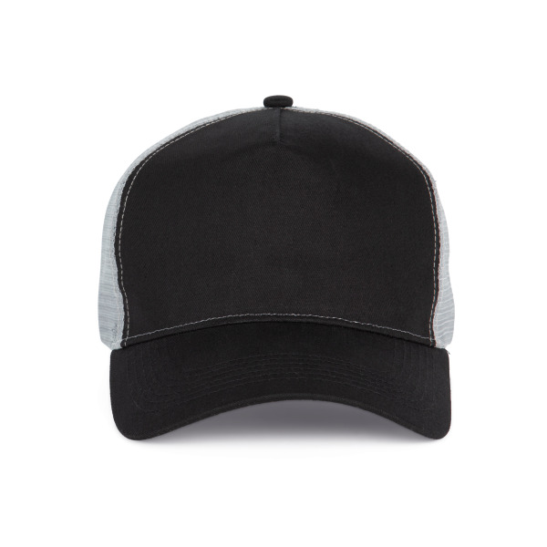 Trucker Cap – 5 Panels Black / Light Grey One Size