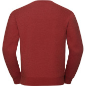 Authentic Crew neck melange sweatshirt Brick Red Melange 3XL