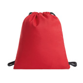 drawstring bag CARE red