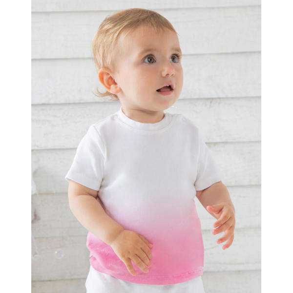 Baby Dips T - White/Bubble Gum Pink