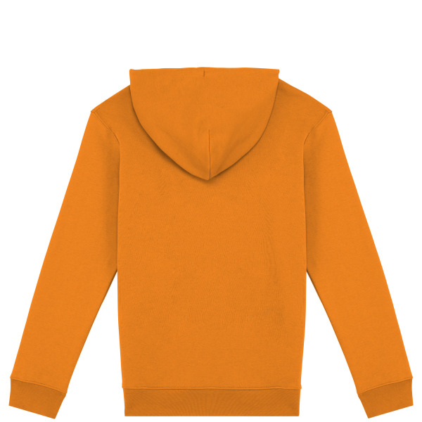 Ecologische uniseks sweater met capuchon Tangerine M