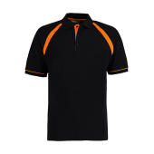 Classic Fit Oak Hill Polo - Black/Orange