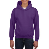 Gildan Sweater Hooded HeavyBlend for kids Purple XS