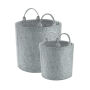 Felt Trug - Grey Melange - M