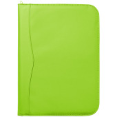 Ebony A4 portfolio met ritssluiting - Appelgroen