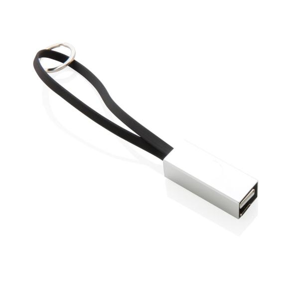Bedrukte luxe 3-in-1 kabel, zwart