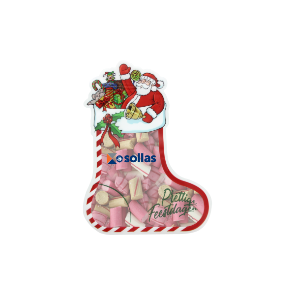 Snoeppotzak Kerstsok - 400 ml | Snoeppotten bedrukken (Kerst)