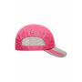 MB6522 5 Panel Sportive Cap - pink/light-grey - one size