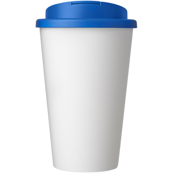 Americano® 350 ml tumbler with spill-proof lid - White/Mid blue