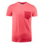 Harvest Portwillow Tee Red Melange XS