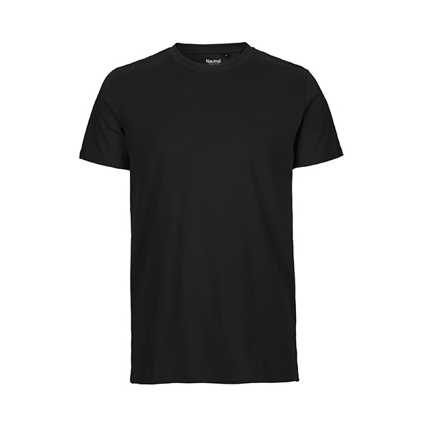 Neutral mens fitted t-shirt-Black-XL