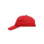 MB092 5 Panel Cap Heavy Cotton - red - one size