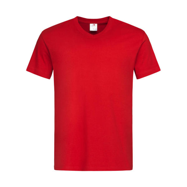 Classic-T V-Neck - Scarlet Red - 3XL