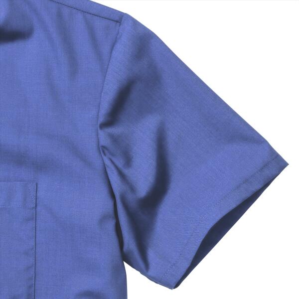 RUS Ladies SS Clas. Polycot. Pop. Shirt, Corporate Blue, XS