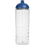H2O Active® Treble 750 ml sportfles met koepeldeksel - Transparant/Blauw
