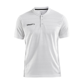 Craft Pro Control button jersey men white/black xs