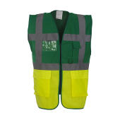 Fluo Executive Waistcoat - Paramedic Green/Fluo Yellow - S