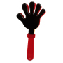 Hand clapper - black/red/yellow