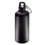 Aluminium Bottle "Sporty" 0.6 l matte, black