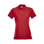 Clique stretch Premium Polo Ladies rood xs