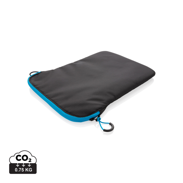 Lichtgewicht 15.4" laptophoes PVC-vrij, zwart, blauw