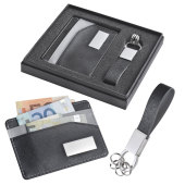 Geschenkset portemonee en sleutelhanger Geschenkset portemonee en sleutelhanger