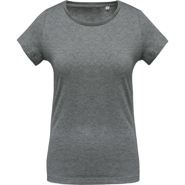 Dames-t-shirt BIO-katoen ronde hals Grey Heather M
