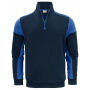 Printer Prime Halfzip Sweater Navy/Cobalt M