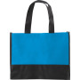 Nonwoven (80 gr/m²) shopping bag Brenda light blue