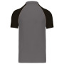 Baseballpolo Slate Grey / Black XXL