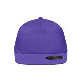 MB6184 Flexfit® Flat Peak Cap - purple - S/M