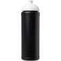 Baseline® Plus grip 750 ml bidon met koepeldeksel - Zwart/Wit