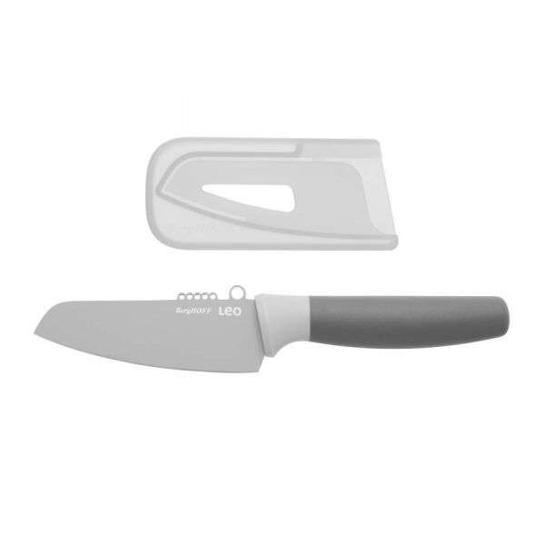 BergHOFF Leo 4.25" Stainless Steel Vegetable Knife with zester, Gray - BergHOFF